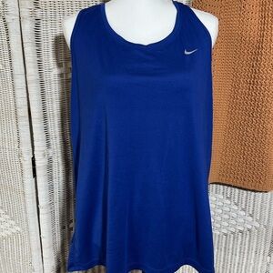 Nike Blue Relaxed Tank Top